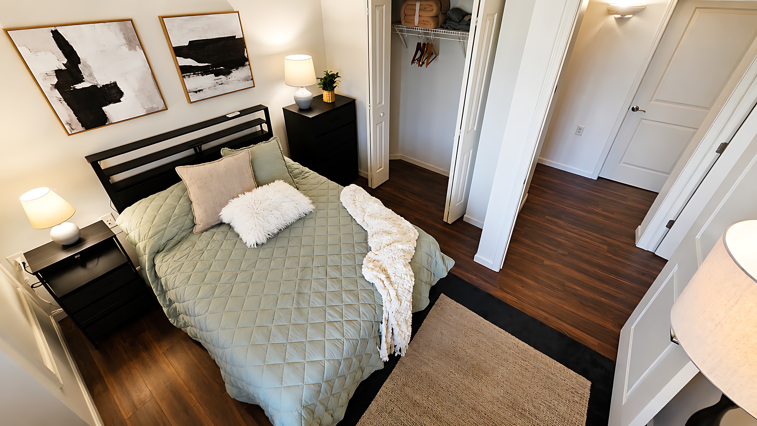 Second bedroom, closet, Unit 416